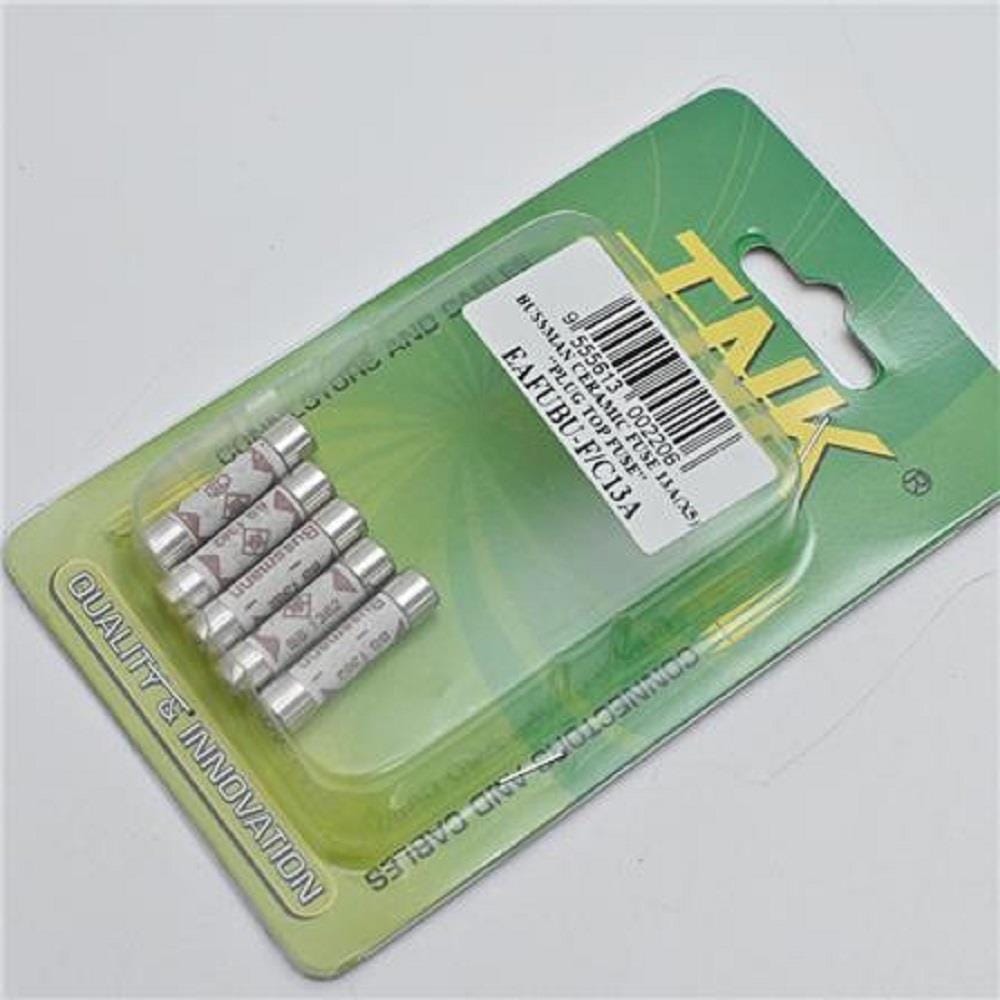 CERAMIC FUSE 13A 5PCS EAFUNL-C/13A TNK