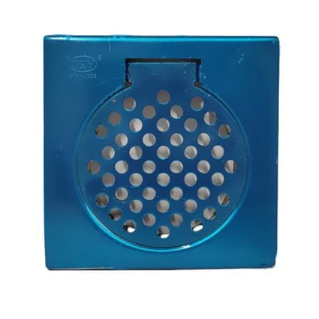 GKY STAINLESS STEEL DOUBLE GRATING TRAP COVER 6-418 15CM