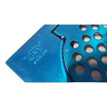 GKY STAINLESS STEEL DOUBLE GRATING TRAP COVER 6-418 15CM