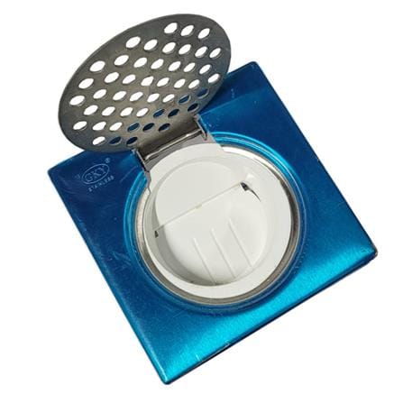 GKY STAINLESS STEEL DOUBLE GRATING TRAP COVER 6-418 15CM