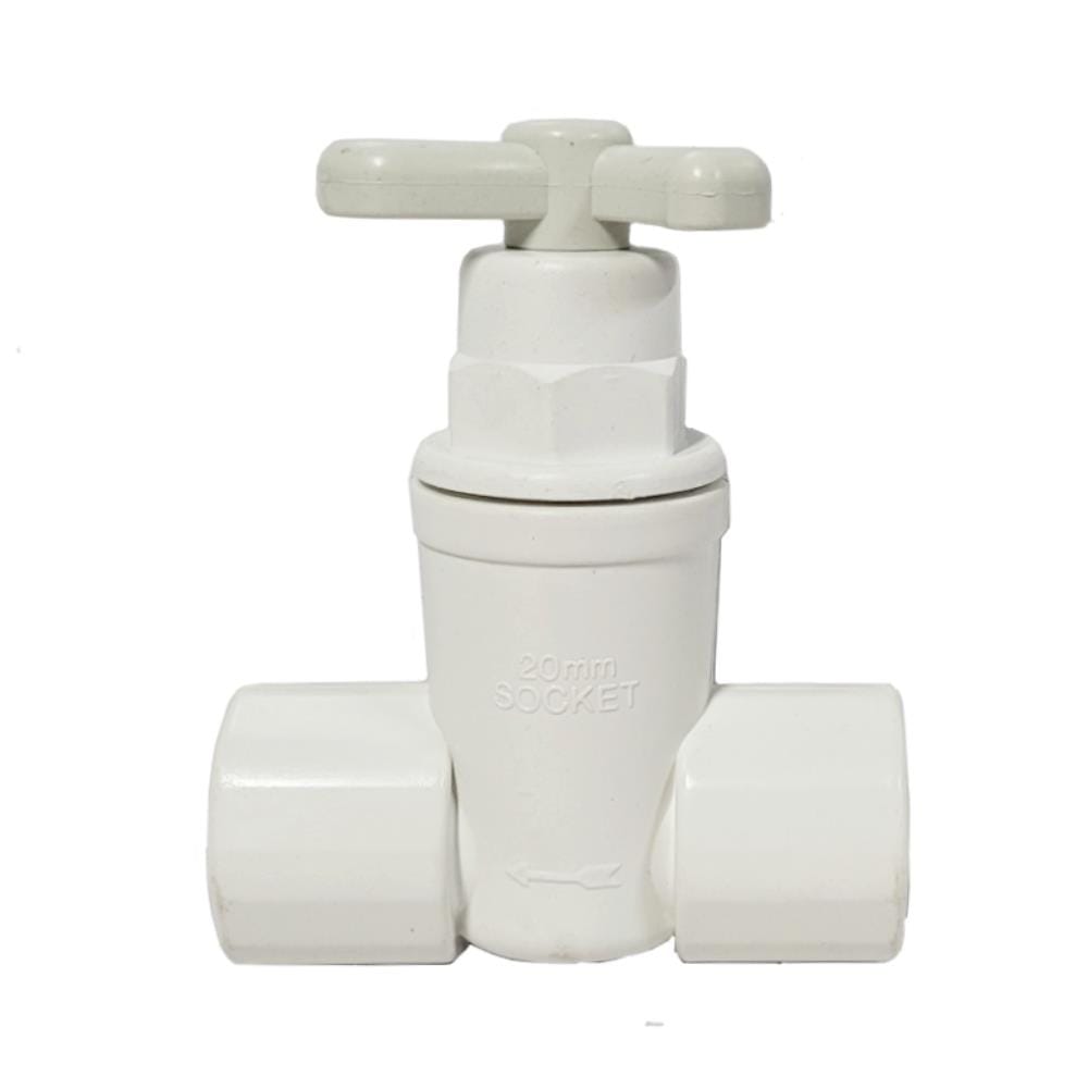 K-BRAND PVC STOPCOCK - WHITE SY-136