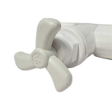 K-BRAND PVC STOPCOCK - WHITE SY-136