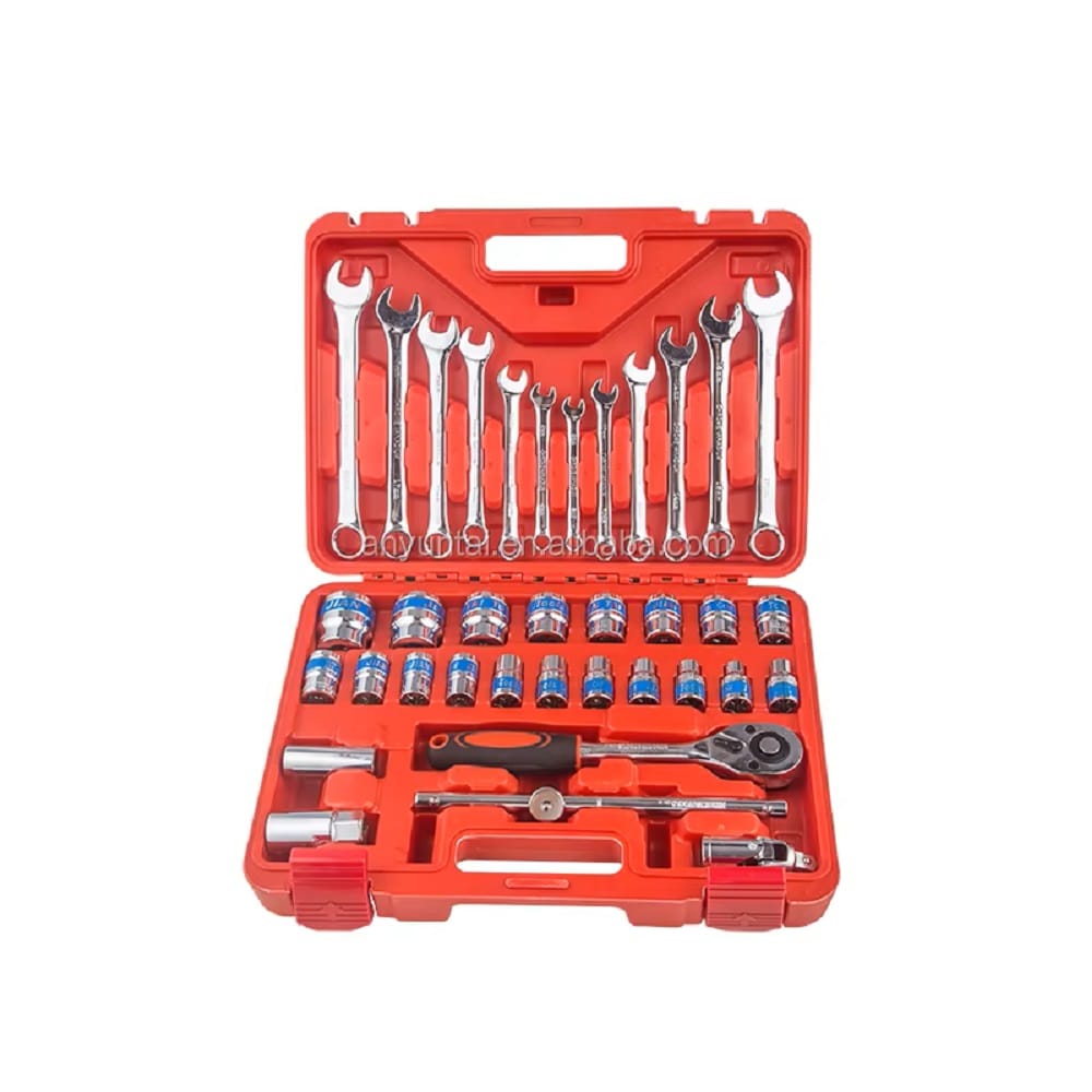 JE TECH Cr. V. BOX SOCKET WRENCH 37PCS/SET