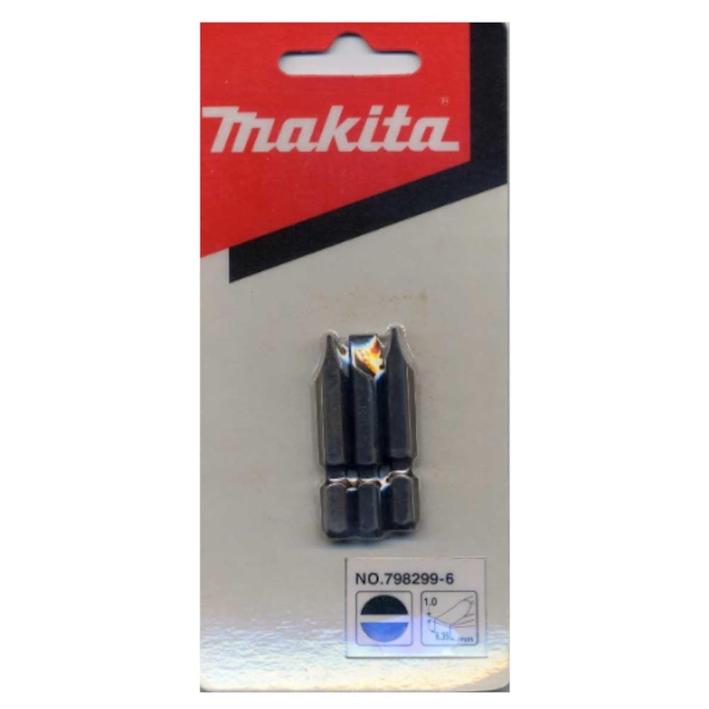 MAKITA SCREW BIT 45MM SLOT 3 PCS (798299-6)
