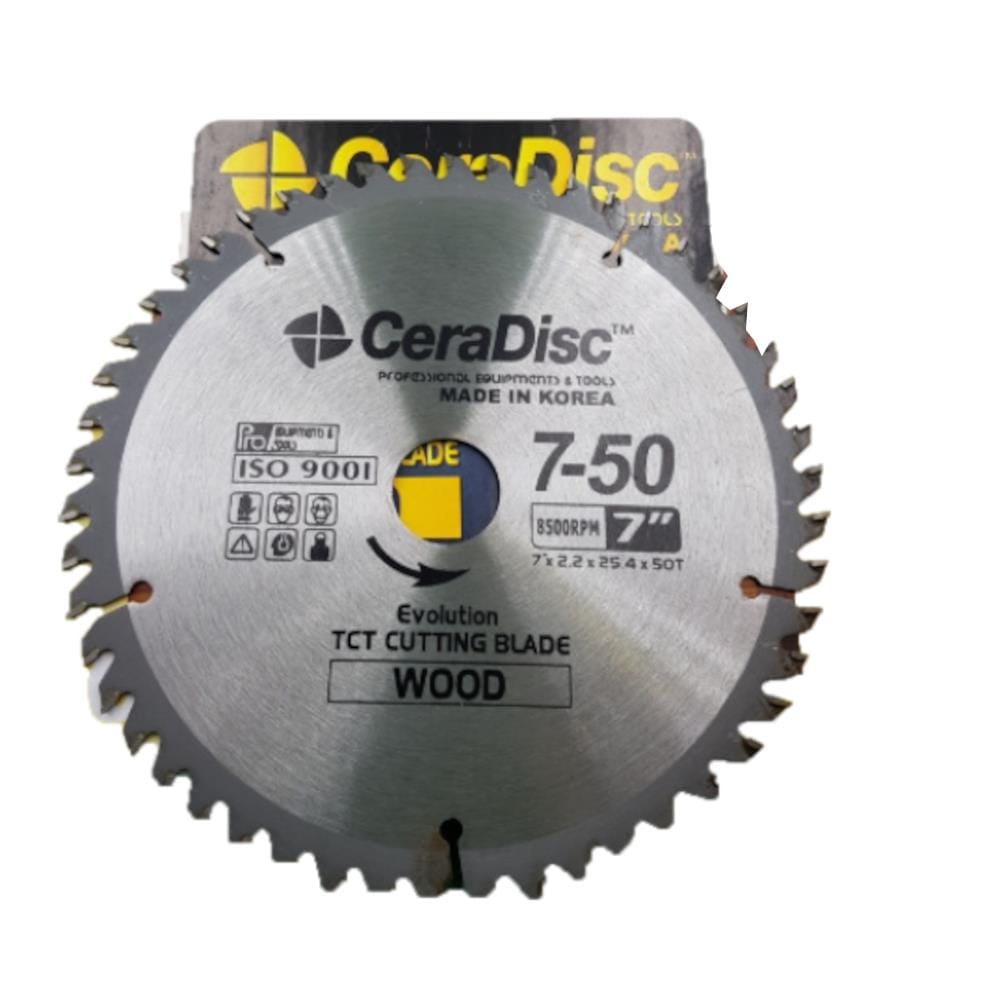 CERADISC CIRCULAR SAW BLADE  7" 50T 7-50