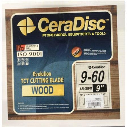 CERADISC CIRCULAR SAW BLADE  9"60T 9-60