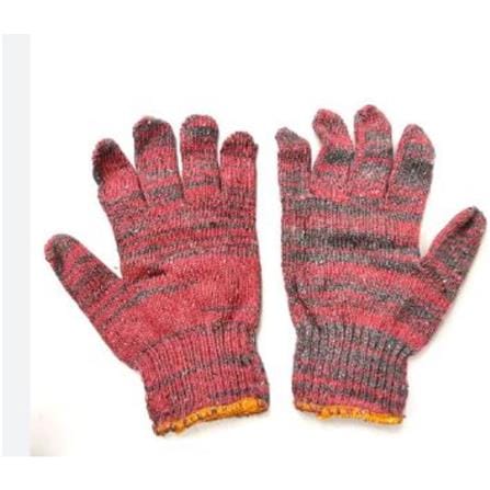 EXTRA THICK MIXED COLOUR KNITTED COTTON GLOVES L1201