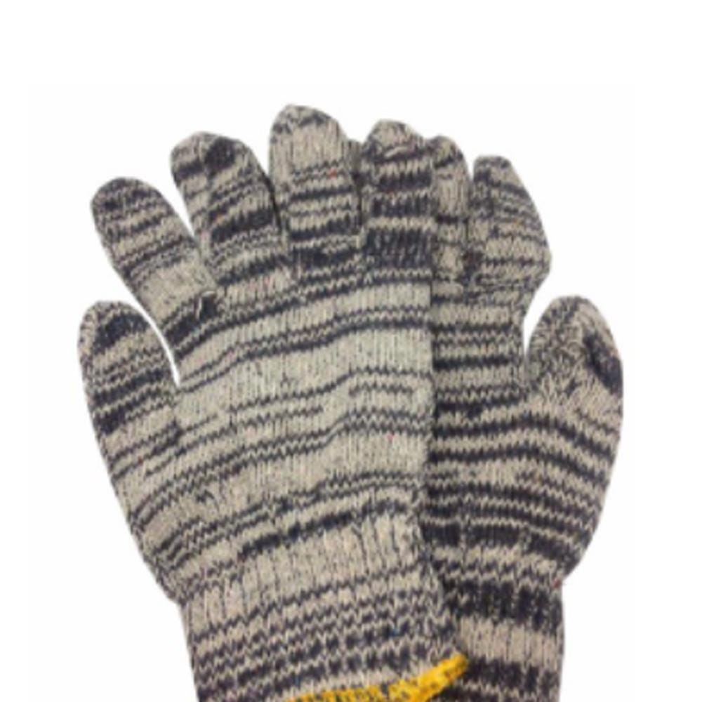MIXED COLOUR KNITTED COTTON GLOVES L1200