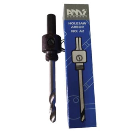 AMS HOLE SAW ARBOR A2 - 9/16"-1.3/16"x3/8"