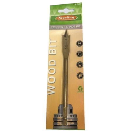 STERLING WOOD DRILL BIT  SPADE 1/2" S3P4 (GOLD)