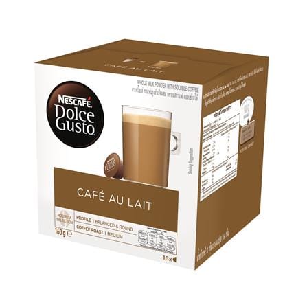 NESCAFE DOLCE GUSTO CAPSULES CAFE AU LAIT 16 CUPS