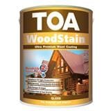 TOA WOODSTAIN GLOSS 9100 CLEAR 5 LITRE