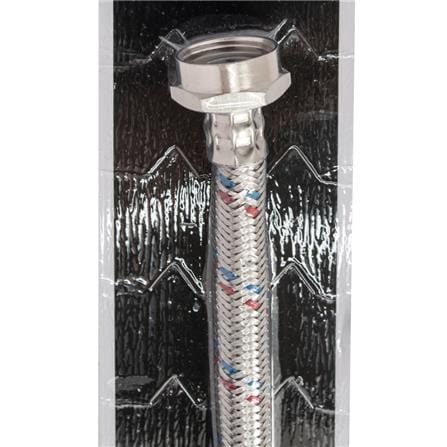 STAINLESS STEEL TOILET WATER INLET HOSE 16IN MOYA MY-SST16