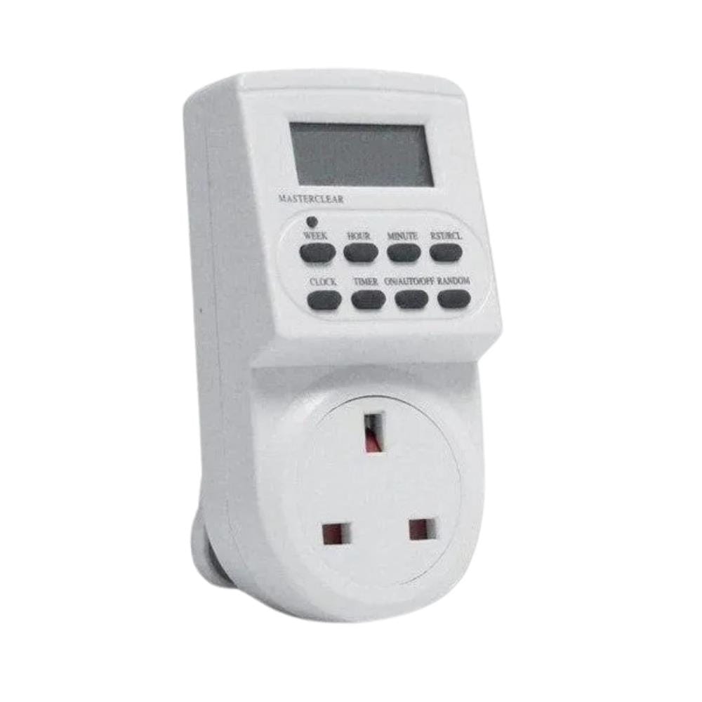 SUM 24HOUR DIGITAL TIMER WITH SURGE S0026 WHITE