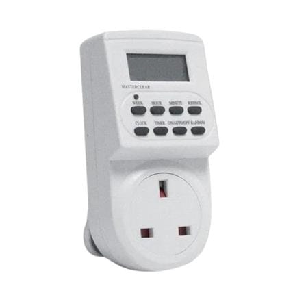 SUM 24HOUR DIGITAL TIMER WITH SURGE S0026 WHITE