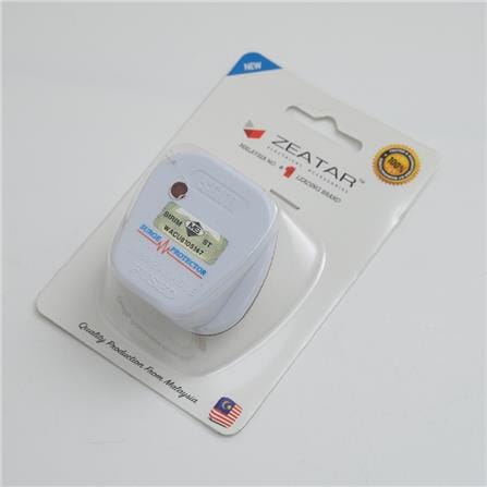 13A PLUG TOP WITH NEON+SURGE ZS145N ZEATAR