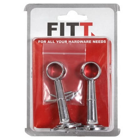 FIXED CLOSET ROD FLANGE FITT ZRH-58 5/8" 2EA