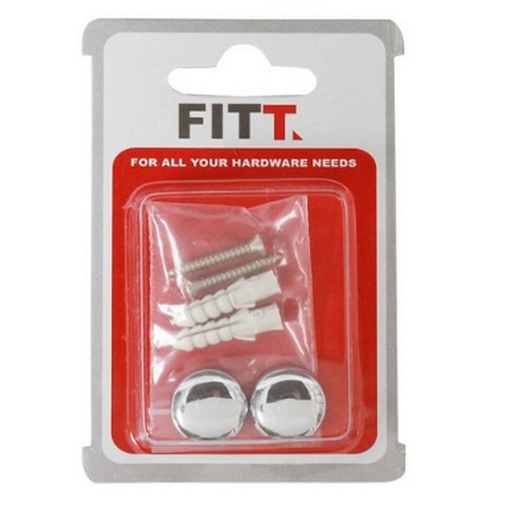 MIRROR FITTING FITT MZ-19 CHROME 2PCS/PACK