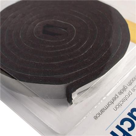SOFT TOUCH SQUARE FELT STRIP 0.5X60" BROWN