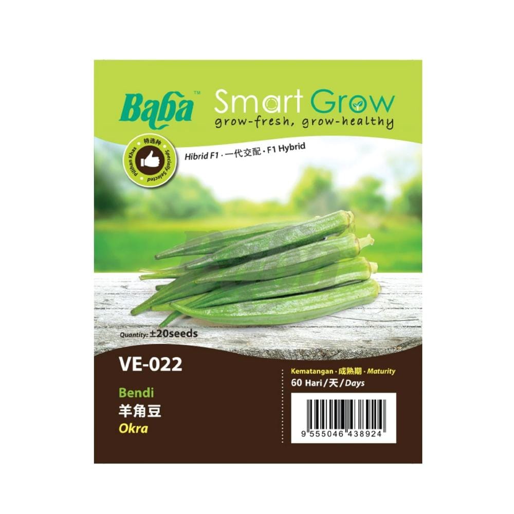 BABA VE-022 F1 HYBRID OKRA GREEN TORPEDO