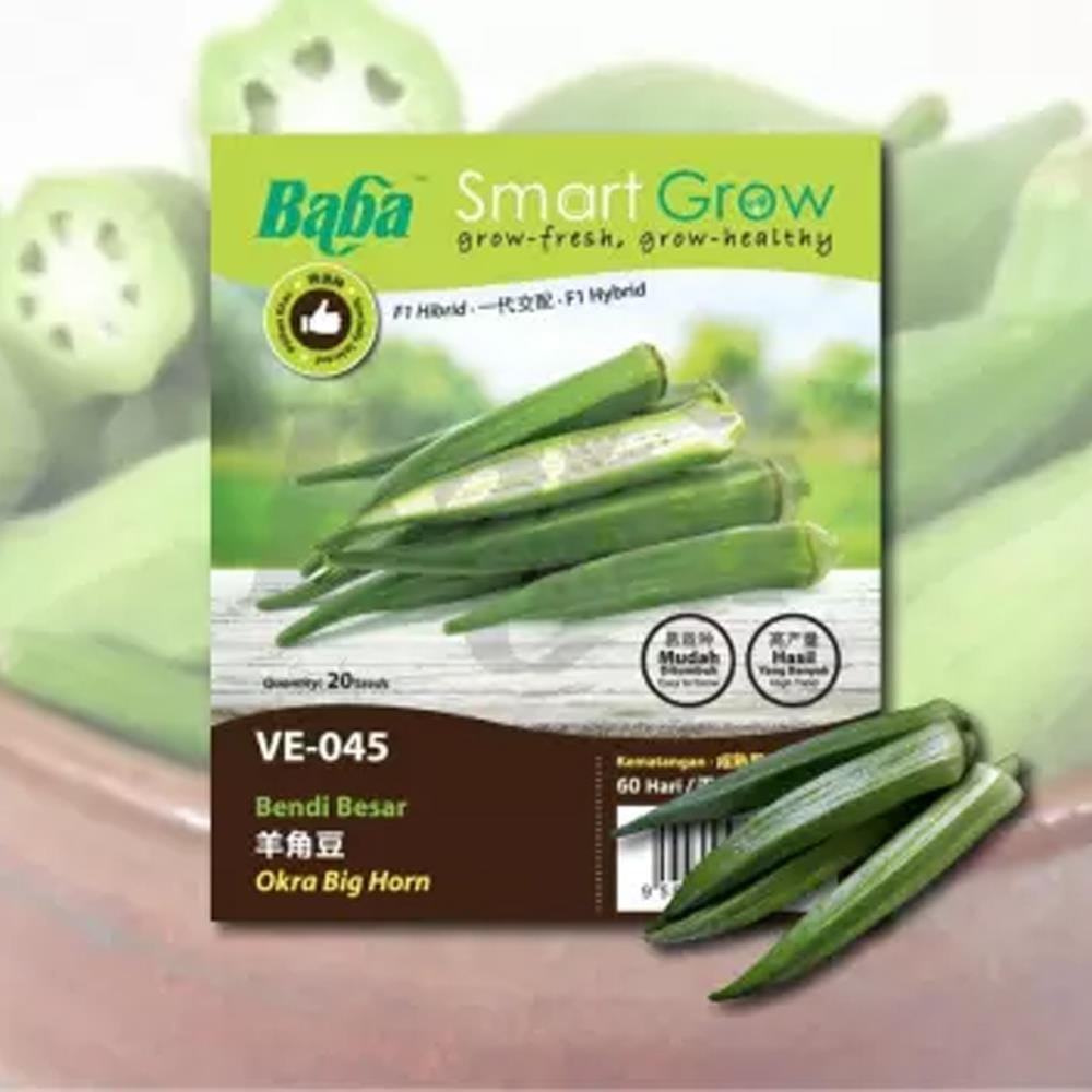 BABA VE-022 F1 HYBRID OKRA GREEN TORPEDO