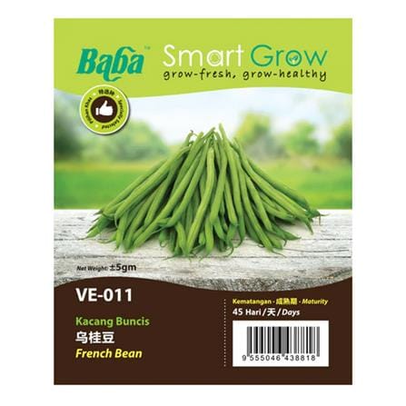 BABA VE-011 RED FLOWER FRENCH BEAN