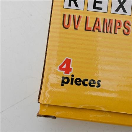 REX UV LAMP TUBE REPLACEMENT 4PCS EACH 10 WATT