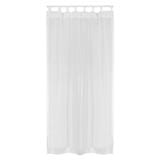 TAB TOP SHEER CURTAIN HOME LIVING STYLE RIN 130X220CM WHITE