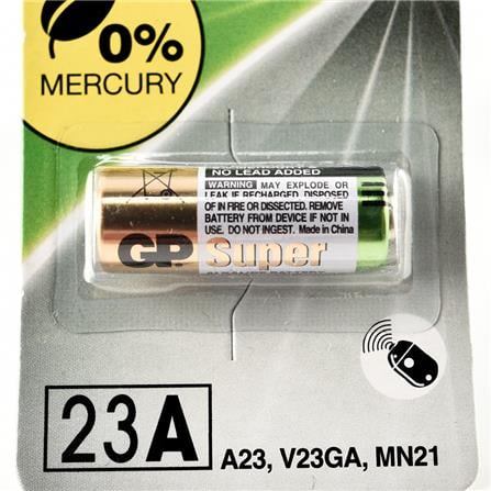 GP ALKALINE BATTERY 23A 12V GP23AE-C1