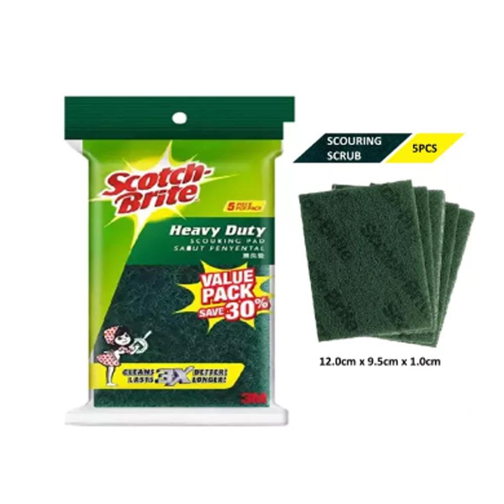 SCOTCH BRITE SCOURING PAD 31-B 5PC/PACK