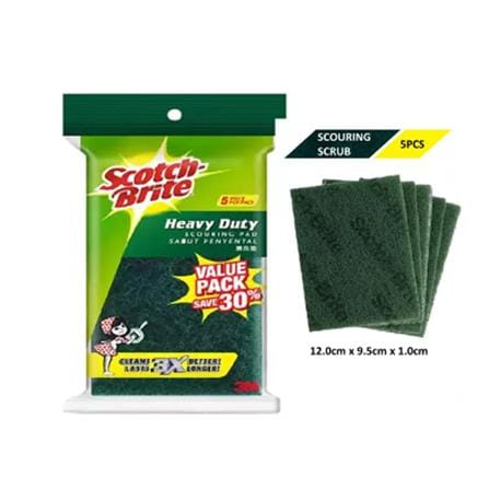 SCOTCH BRITE SCOURING PAD 31-B 5PC/PACK