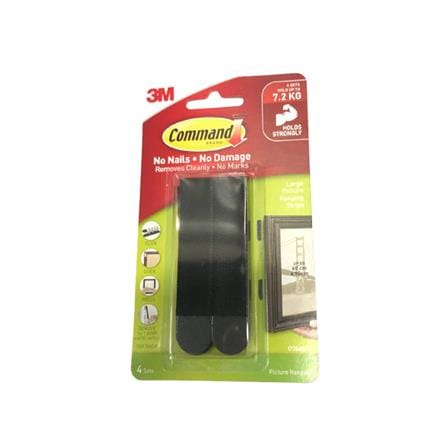 COMMAND PICTURE HANGING STRIP LARGE 17206ANZ BLACK