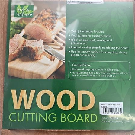 BACK TO NATURE CUTTING BOARD 30*20 80003
