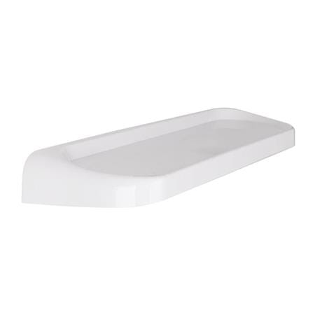 BATH TIME PLASTIC ROUND MIRROR SET 3PCS BM03 WHITE (45X52 CM)