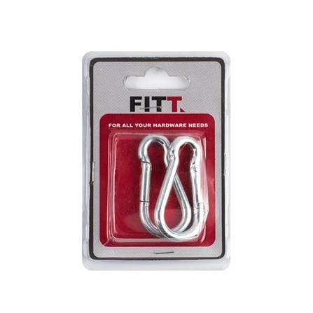 CARABINER SNAP HOOK FITT 6MM 2EA