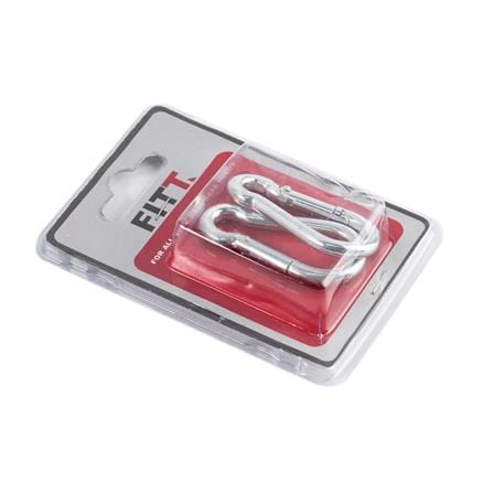 CARABINER SNAP HOOK FITT 6MM 2EA