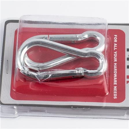 CARABINER SNAP HOOK FITT 6MM 2EA