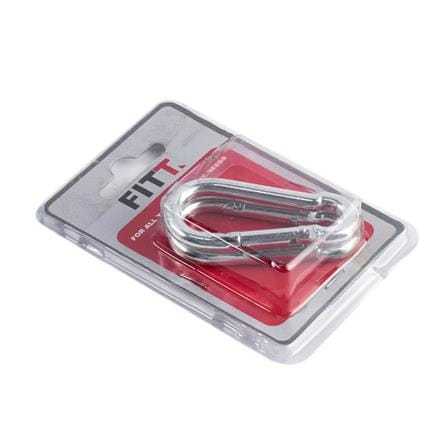 CARABINER SNAP HOOK FITT 7MM 2EA