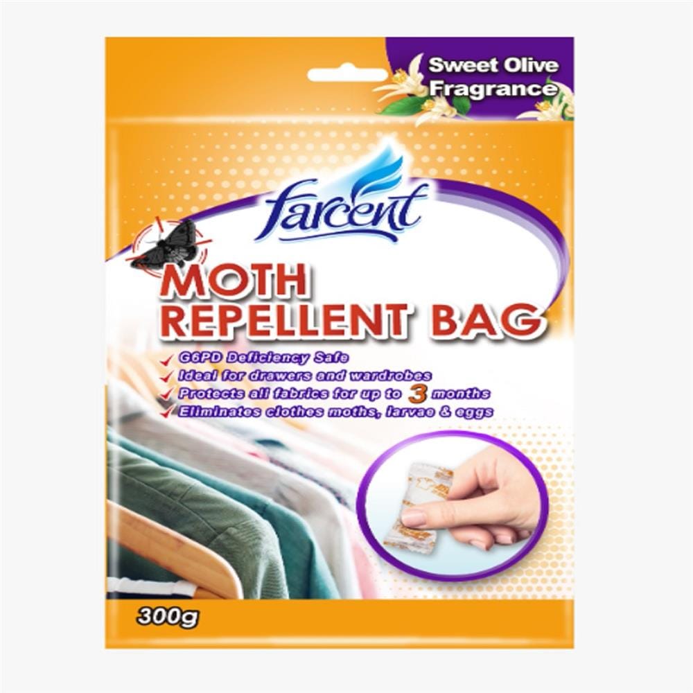 FARCENT MOTH REPELLENT BAG 300G SWEET OLIVE