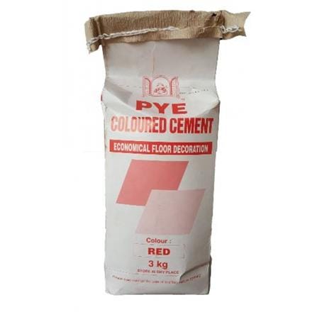 PYE COLOURED CEMENT 3KG RED