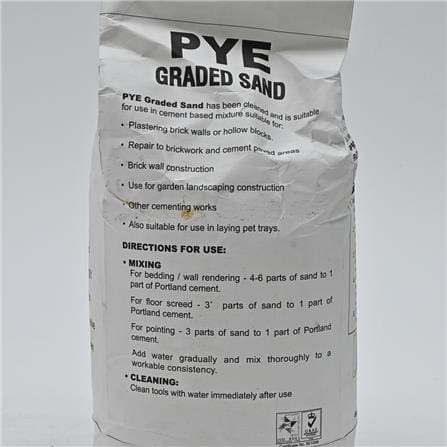 PYE GRADED SAND 3KG