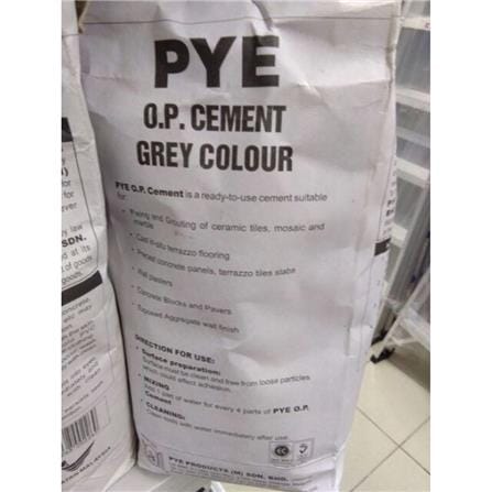 PYE O.P. CEMENT 3KG GREY