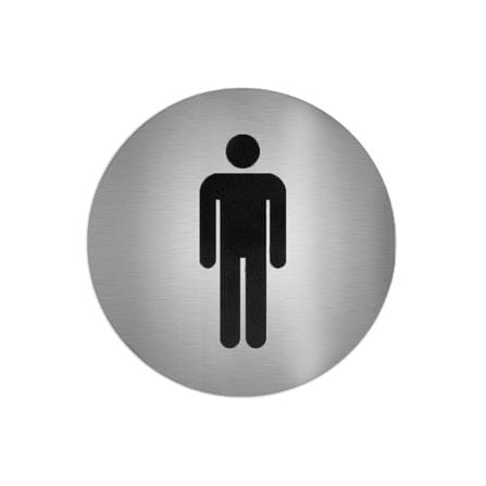 AVIO DESTINATION BOARD ROUND STEEL PLATE SIGN-MAN EACH