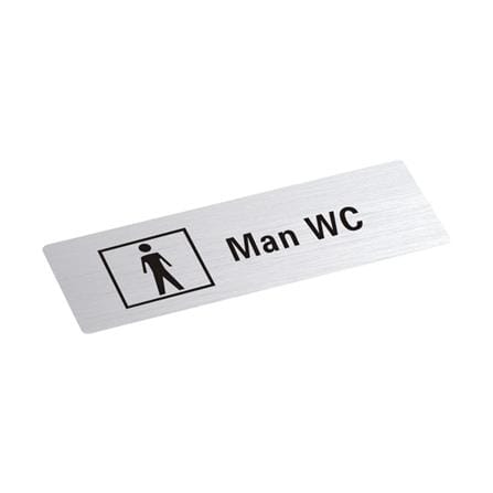 AVIO DESTINATION BOARD-MAN WC 17.2X5CM