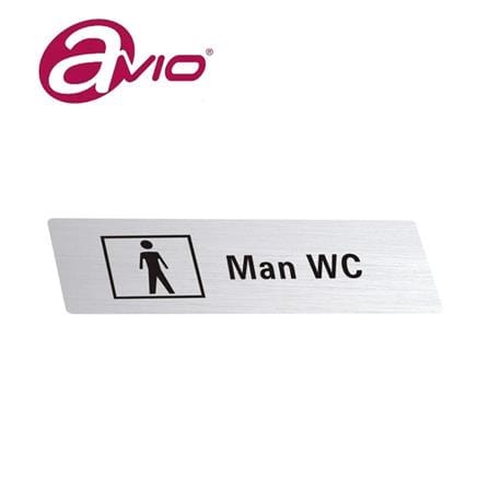 AVIO DESTINATION BOARD-MAN WC 17.2X5CM