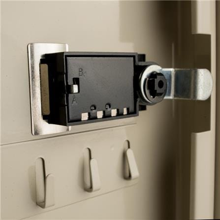 KEYED CABINET COMBINATION LOCK BOXES TS0077G 24KEY IVORY
