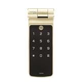 YALE DEADBOLT FINGERPRINT DIGITAL DOOR LOCK YDD424 CHAMPAGNE GOLD