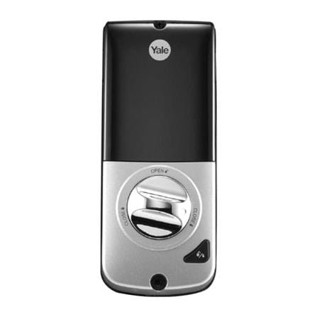 YALE DEADBOLT FINGERPRINT DIGITAL DOOR LOCK YDD424 CHAMPAGNE GOLD