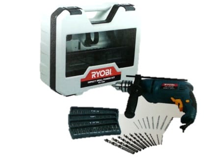 RYOBI IMPACT DRILL KIT PD-750K 13MM