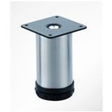 AVIO STAINLESS STEEL ADJUSTABLE FURNITURE LEG PVC GLIDE H100MM D50MM